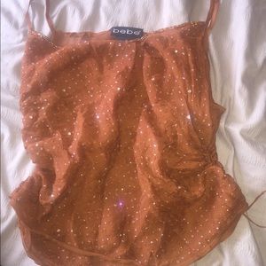 Bebe Sheer top